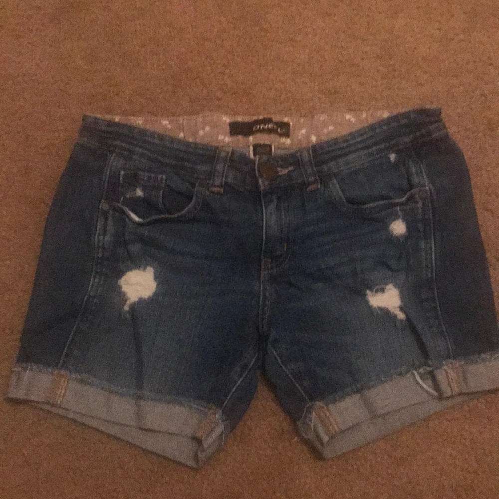 Bermuda jean shorts